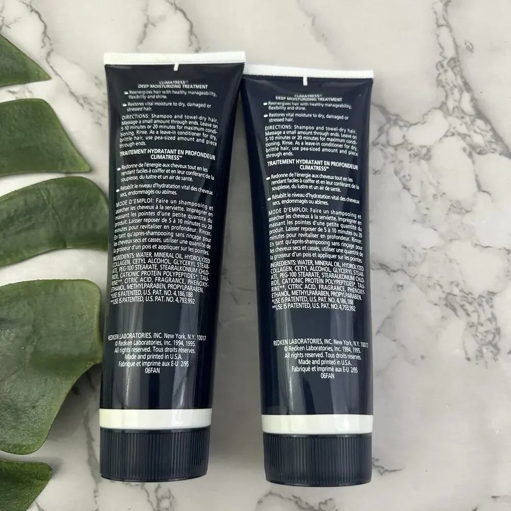 Redken Climatress Deep Moisturising Treatment New Lot of 2 8.5 oz Hair Care